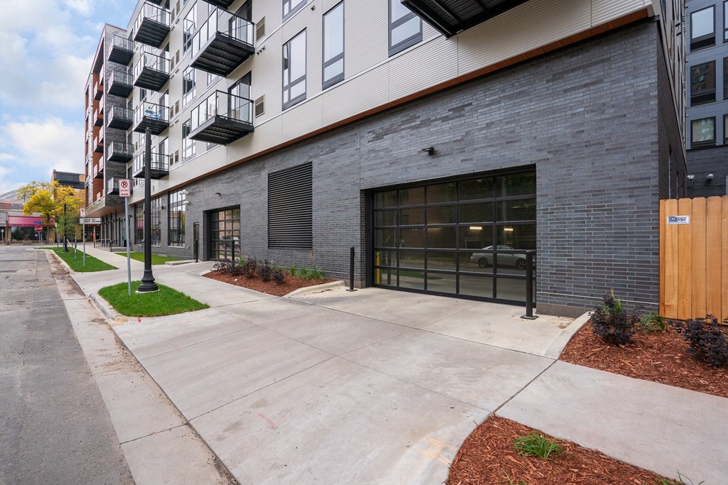 Marquee Building Garage Entrance at Marquee, Minneapolis, MN, 55403