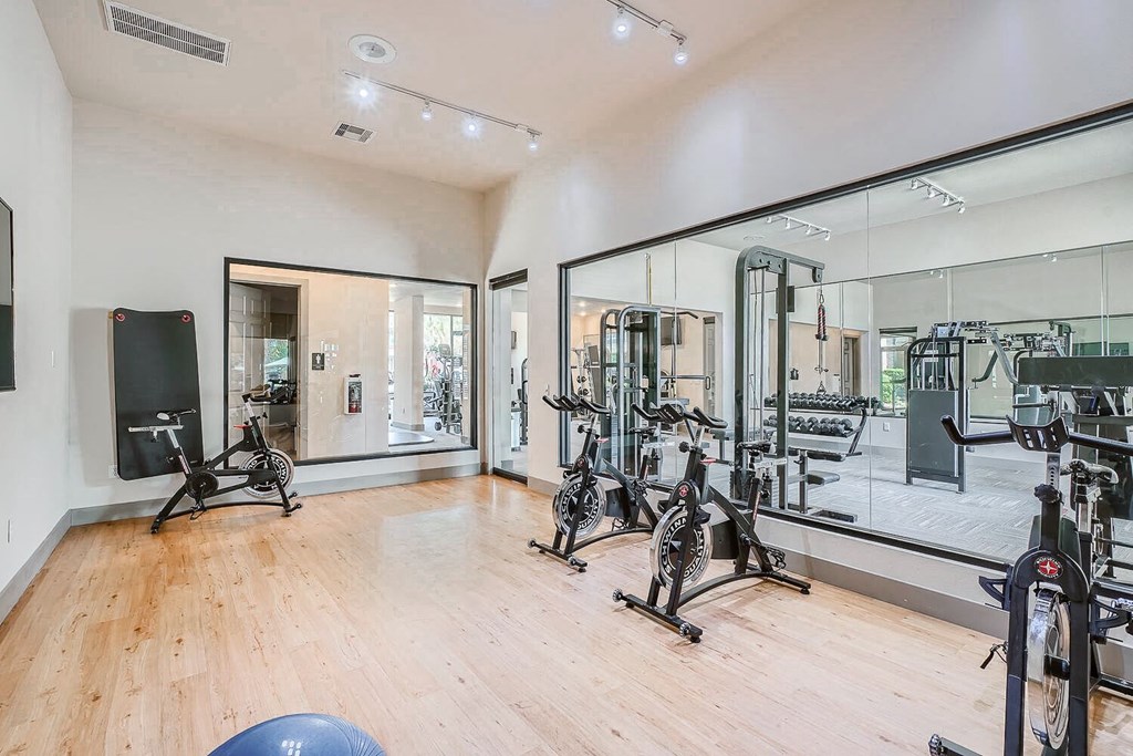 Exercise Room at River Pointe, Conroe, TX