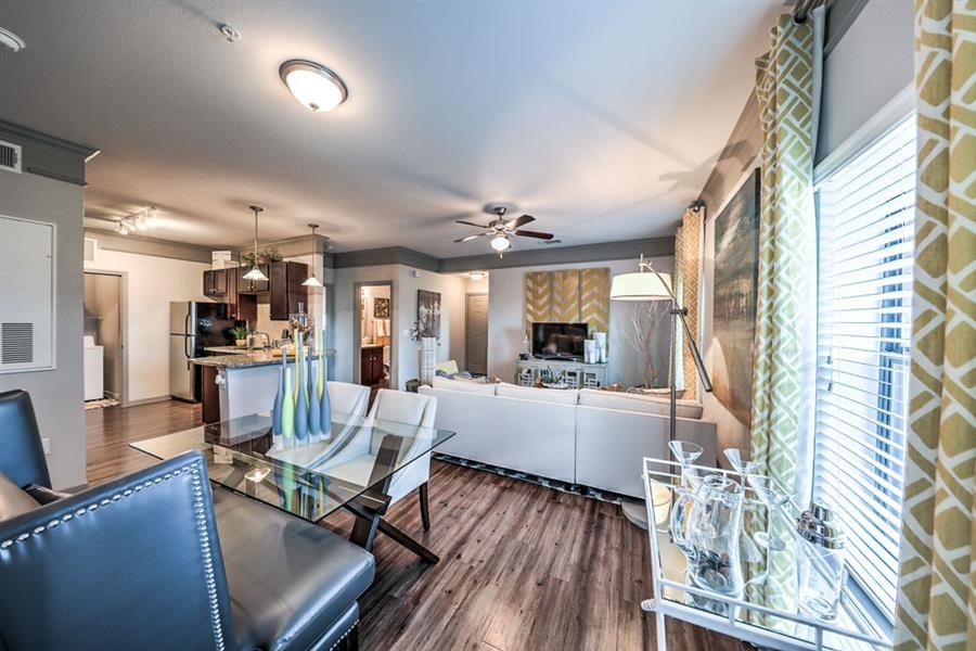 Living Room Come Kitchen View at Waterstone at Cinco Ranch, Katy, 77450