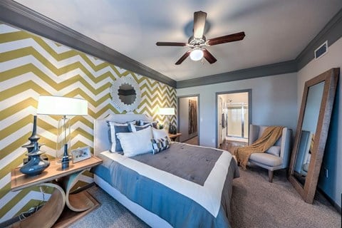Bedroom Interior at Waterstone at Cinco Ranch, Katy, TX, 77450