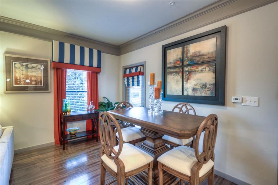 dining area in apartment