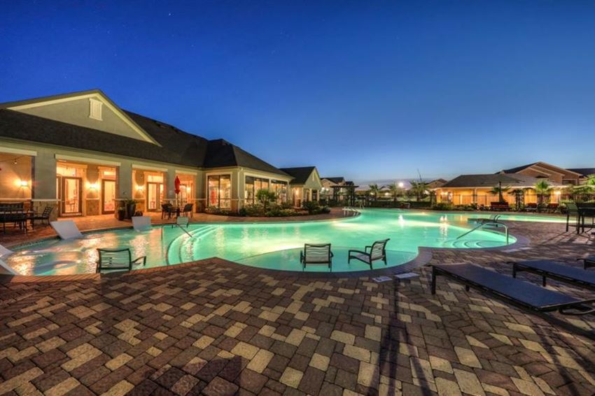 pool at dusk - Photo Gallery