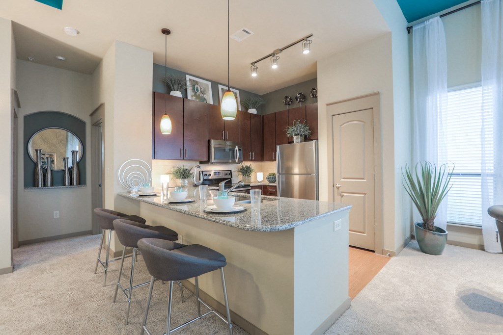 Gourmet Kitchen at Imperial Lofts, Sugar Land, Texas