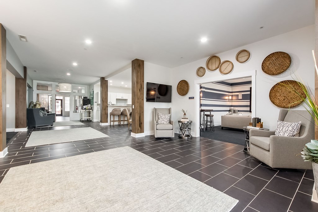 inside of clubhouse at The Greyson, Hilliard, OH