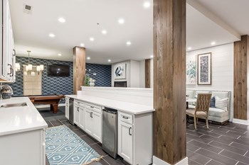 cabinets and sink inside of clubhouse - Photo Gallery 27