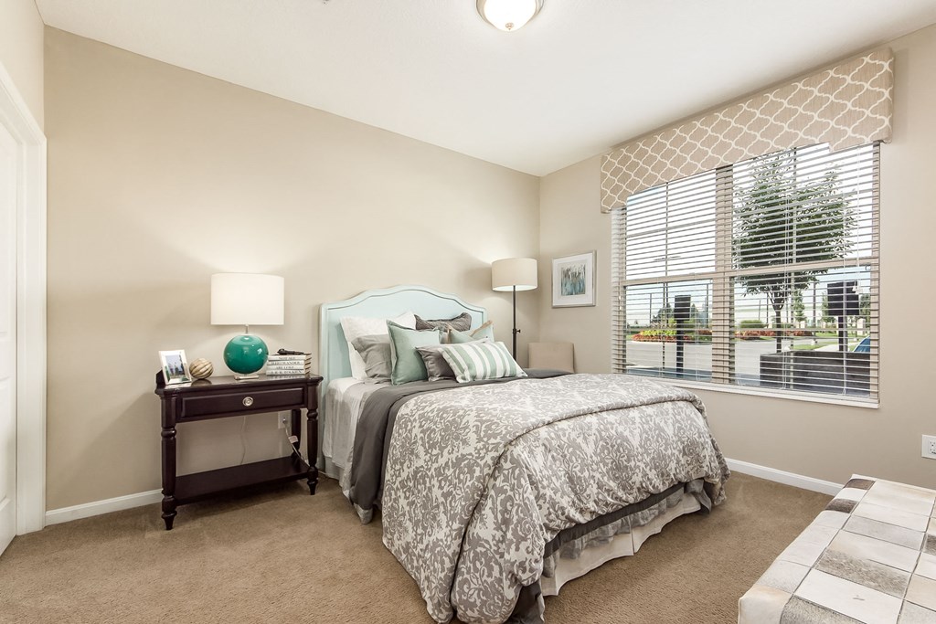 bedroom in apartment at The Greyson, Hilliard, Ohio