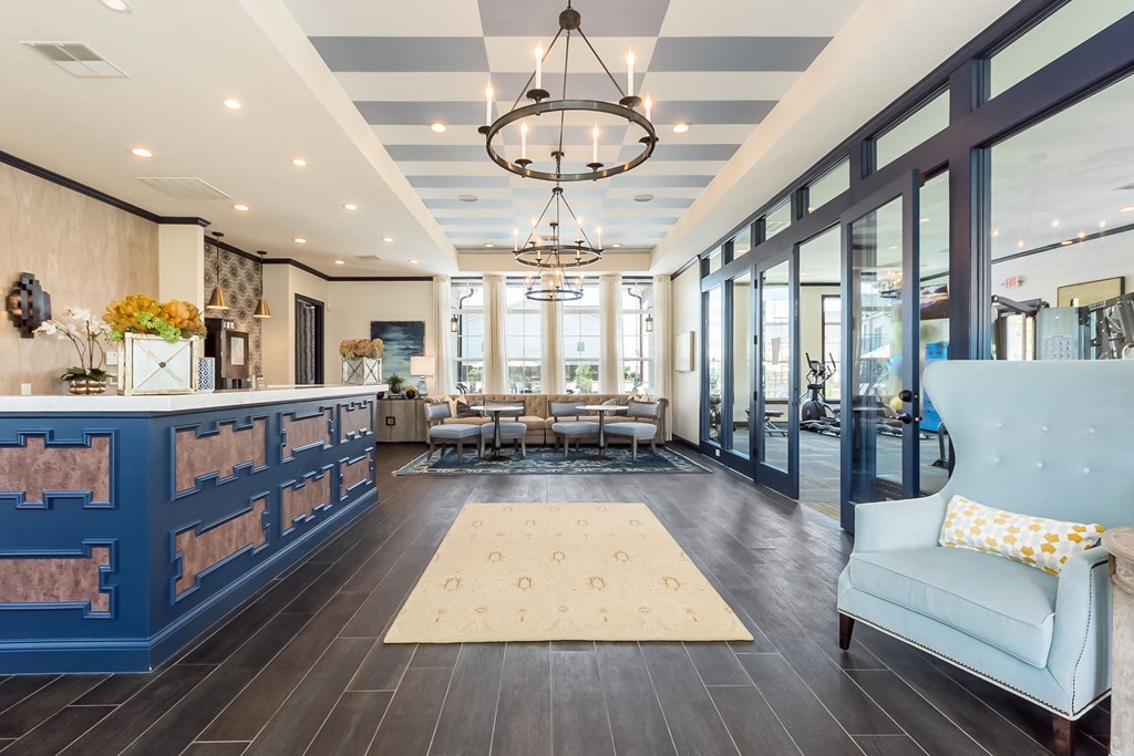 front lobby at clubhouse at Overland Park, Ohio, 43147