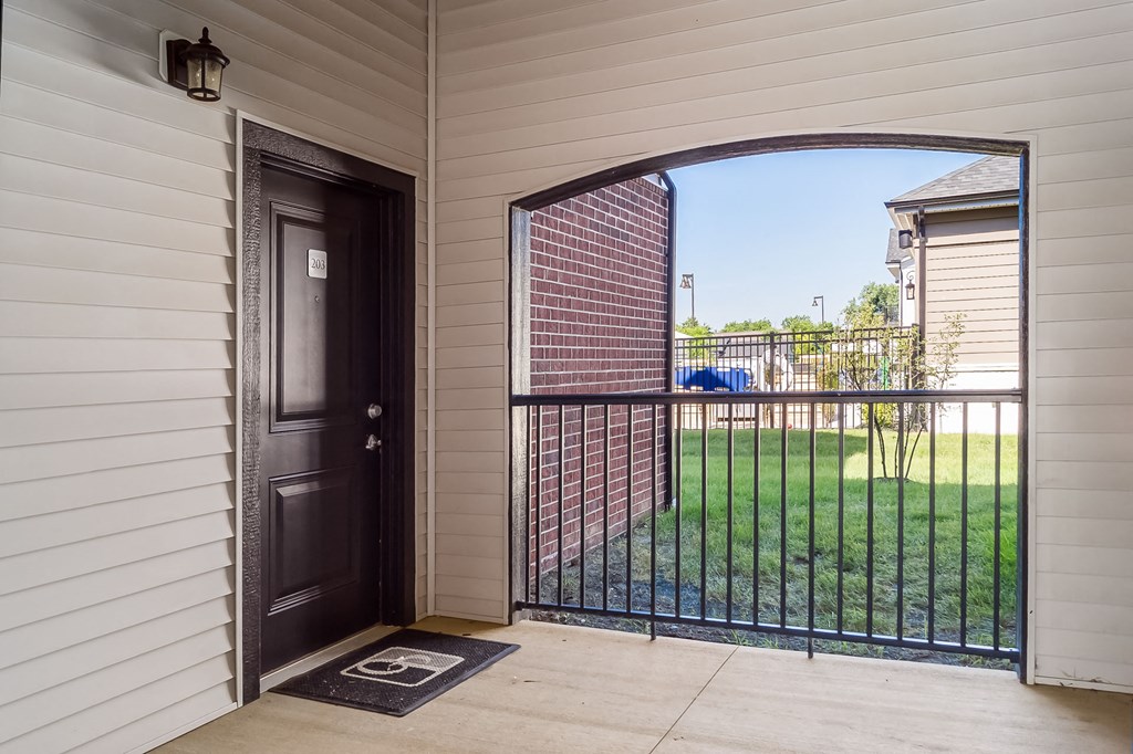 outside of apartment at Overland Park, Pickerington, Ohio