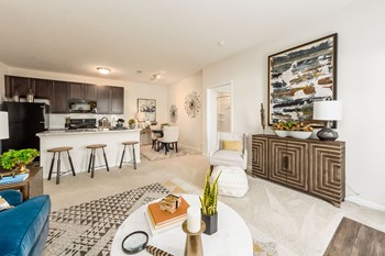 living room with view of kitchen - Photo Gallery 35