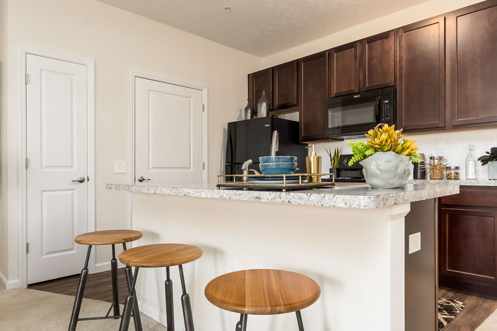 kitchen in apartment at Overland Park, Pickerington, 43147