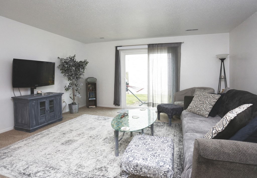 Spring Creek 2BR Remodel - Family Room at Spring Creek Townhomes, Springfield, IL, 62702