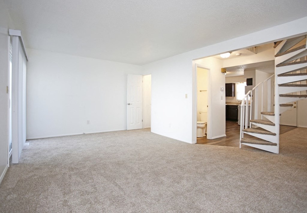 Spring Creek 3BR Remodel - Living Room at Spring Creek Townhomes, Springfield, 62702