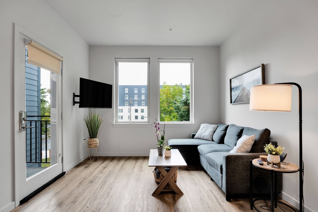 The 72nd Apartments | Studio Living Area