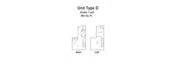 Loft D floor plan
