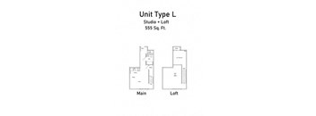 Studio L floor plan