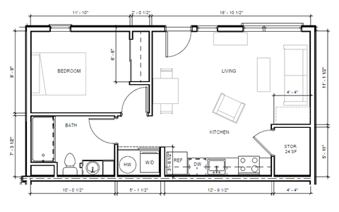 Douglas Grove | One Bed