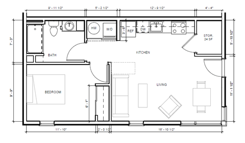 Douglas Grove | One Bed