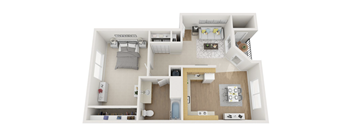 Madison Square | One Bedroom, One Bathroom 747 sq ft