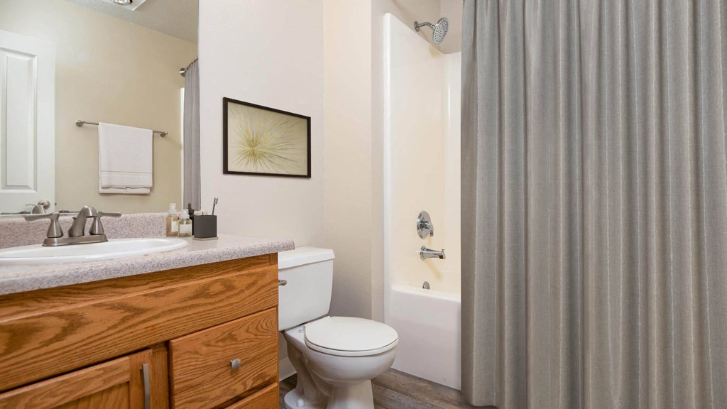 bathrooms in the rental home