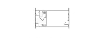 Pearl Studios | Athens Floor Plan