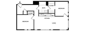 The Oliver | 2 Bedroom 