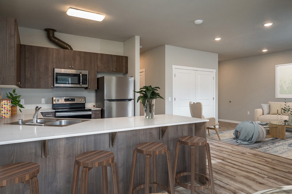 Two Bedroom Kitchen and Living Room Two Bedroom Kitchen and Living Room
