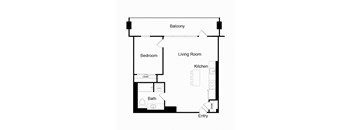 One Bed One Bath - A1
