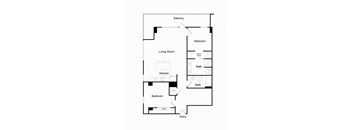 Two Bed Two Bath - D