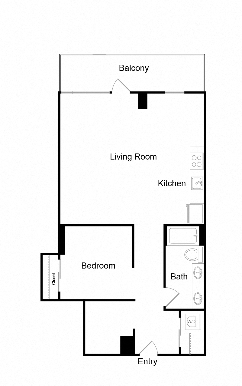 One Bed One Bath - I