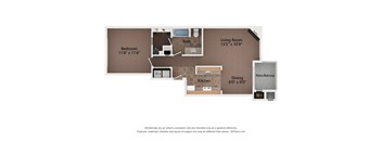 Courtyards at Fairview | 1 Bedroom