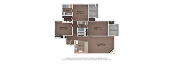 Courtyards at Fairview | 3 Bedroom