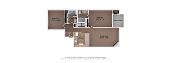 Courtyards at Fairview | 2 Bedroom