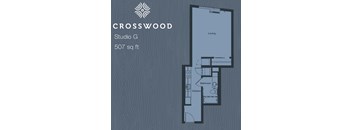 Crosswood Studio G 507 sqft