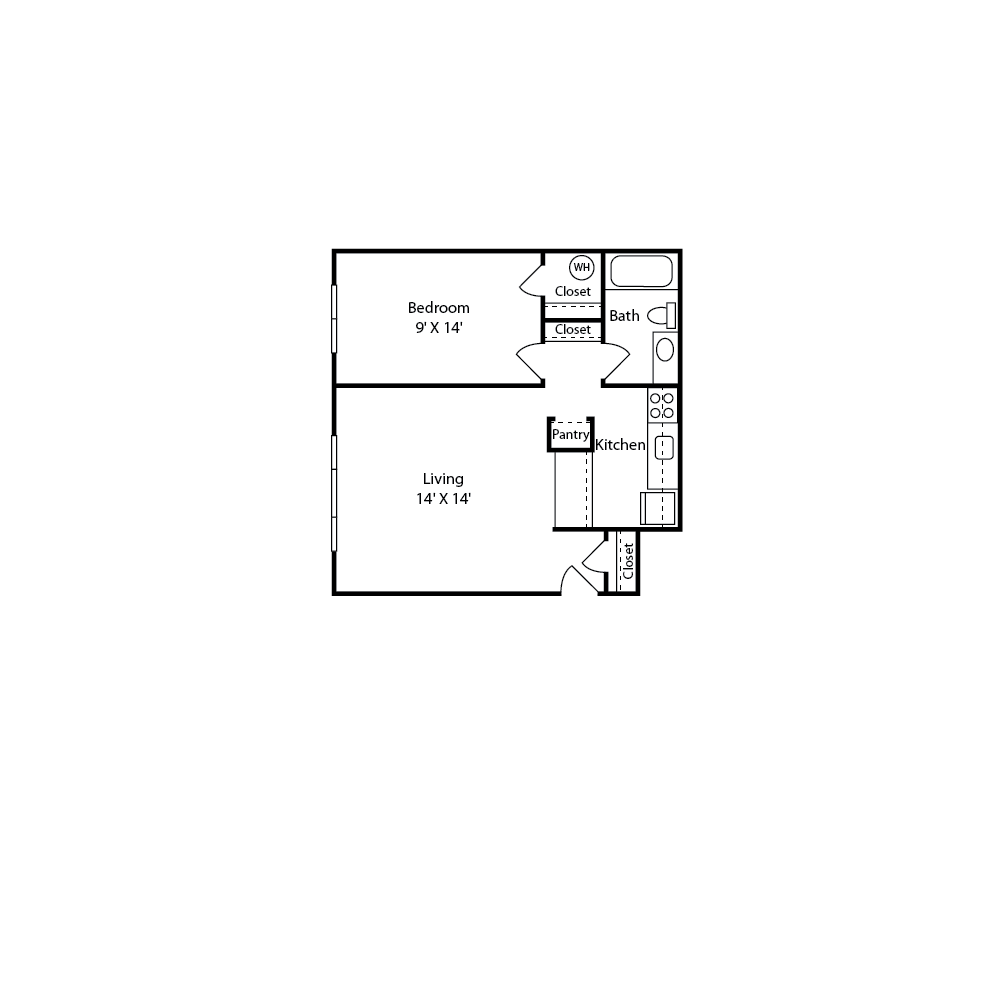 One Bed One Bath
