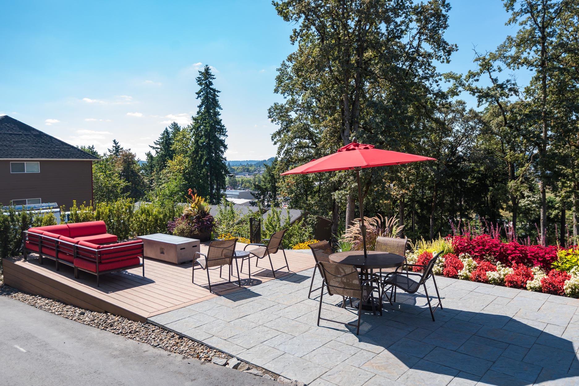 Caldera at Sunnybrook | Community Sundeck with Gas Firepit