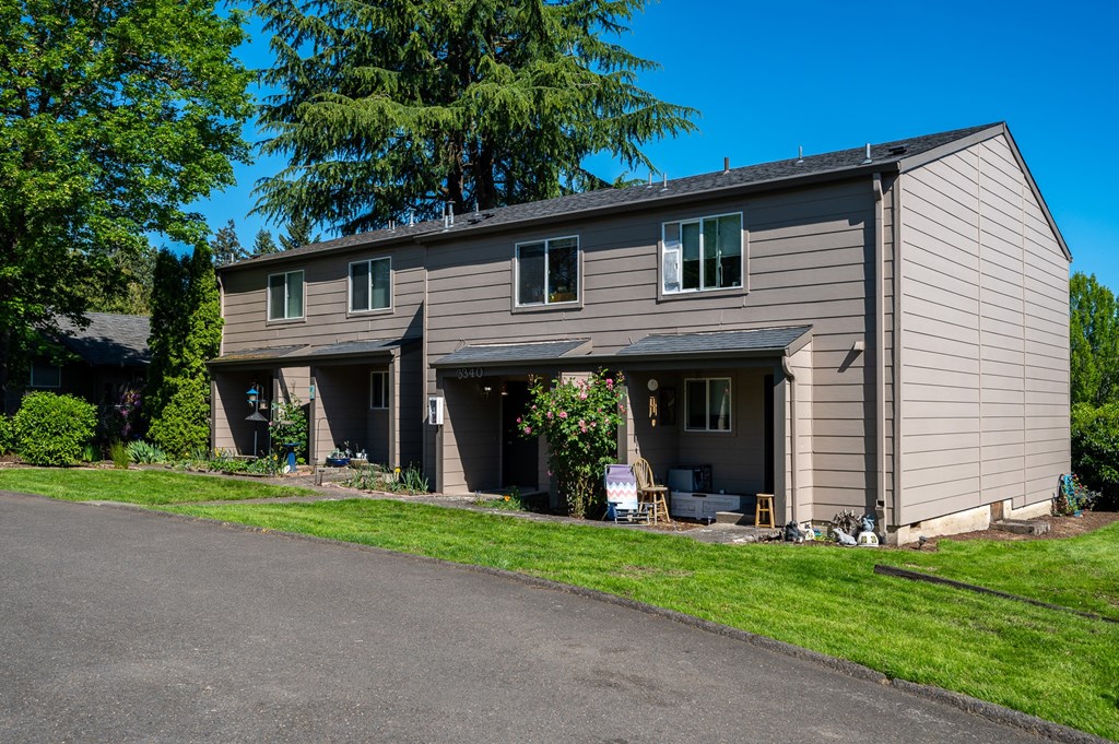 the front of the house is ready to be painted