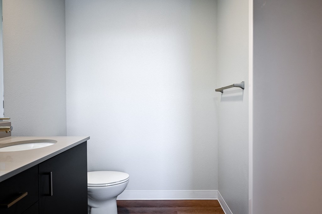 a small bathroom with a toilet and a sink