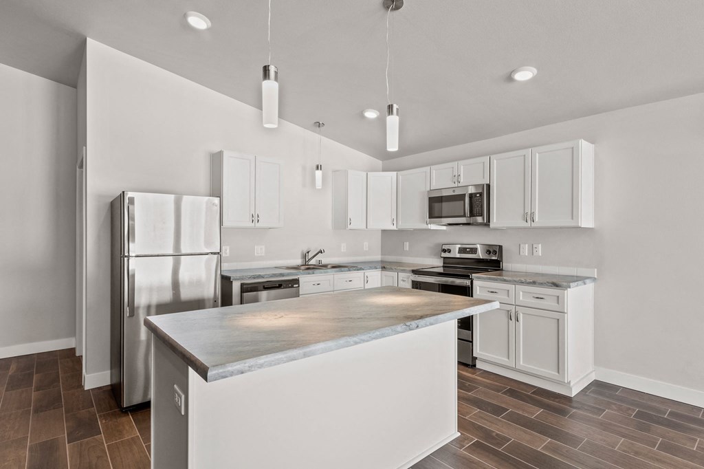 Interior Kitchen of Lakeside Apartments