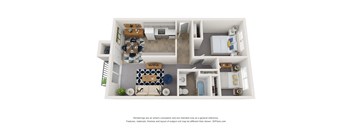 Meadowview East 2 Bedroom Floor Plan