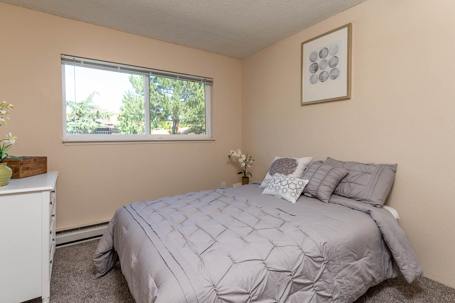 Bedroom 2 with large window