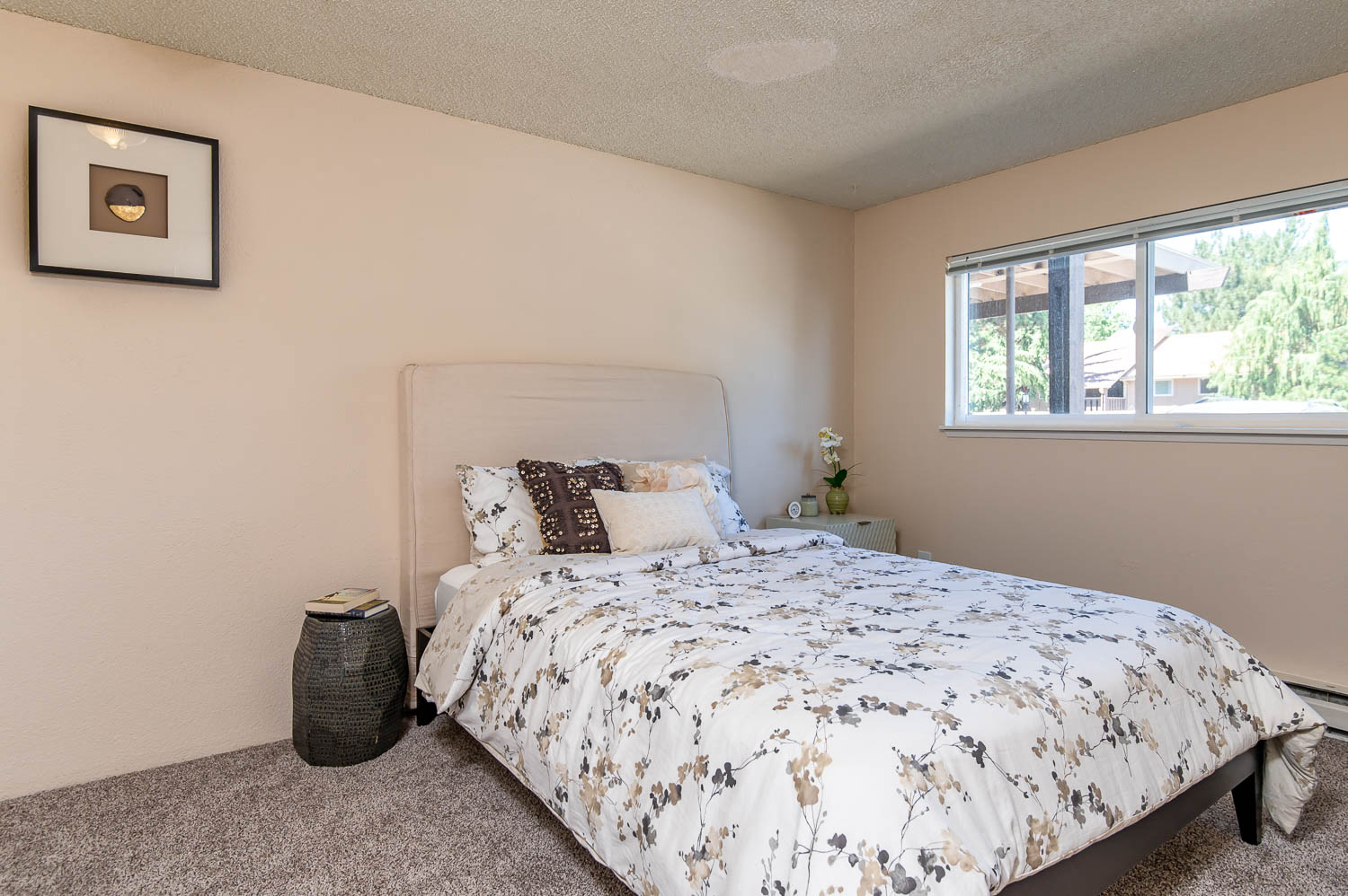 Bedroom 1 with large window