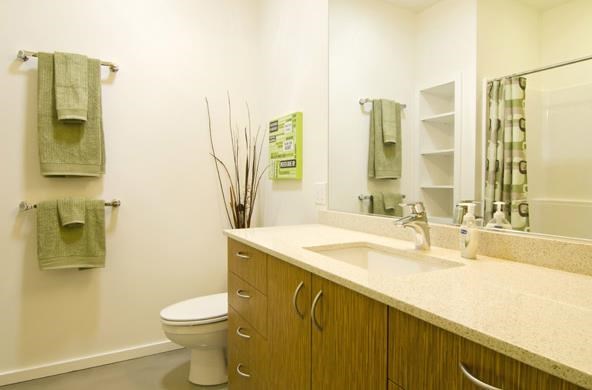 a bathroom with a sink and a toilet and a mirror