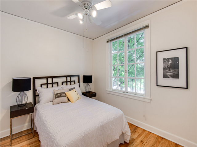 The Shannon | Bedroom with Hardwood Floor and Light Filled Window