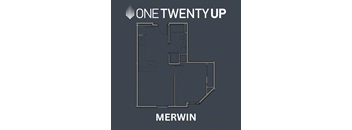 A floor plan of a building named Merwin.