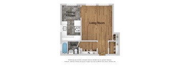 Palladian | Studio - The Park Floor Plan