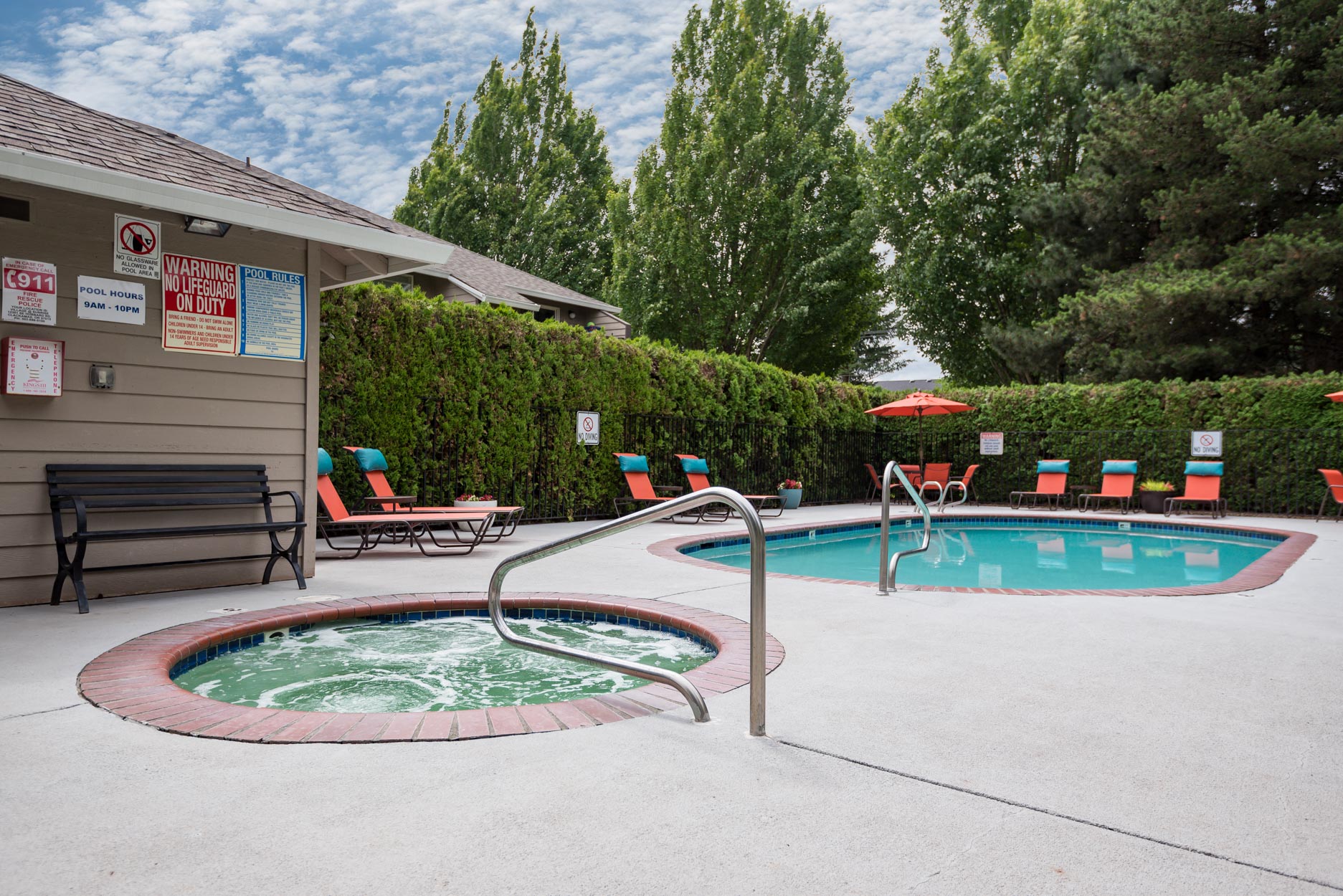 Village at Sunrise | Outdoor Pool and Hot Tub