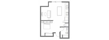 Apartments in Everett WA - The Waterline - One Bed