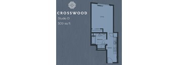 Crosswood Studio D 509 sqft