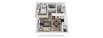 a 1 bedroom floor plan  summit  503 sq ft