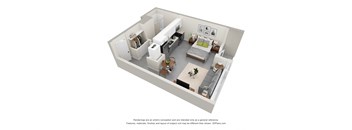 bedroom floor plan an in 3d